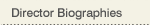 Director Biographies