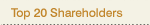 Top 20 Shareholders